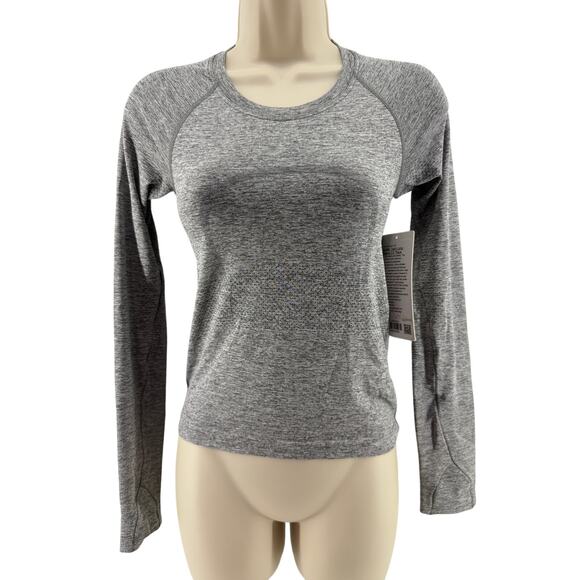 Lululemon Swiftly Tech Long Sleeve 2.0 Race Grey Size 2 - Picture 1 of 6